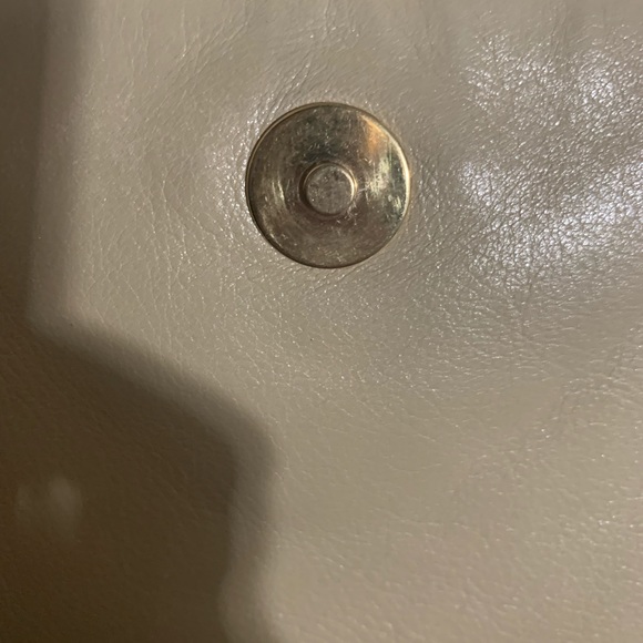 Chanel Beige Boho Leather Crossbody Satchel Messenger Bag Vintage AUTHENTIC - Picture 7 of 16